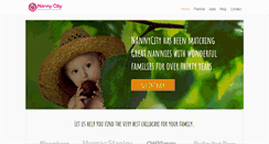 Desktop Screenshot of nannycity.com
